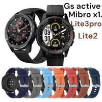 ราคา สายนาฬิกาMibro X1 Lite2 Lite3pro GS Active A2 A1 airสายซิลิโคนmibro watchT2 C2 C3สาย20mmสาย22mm (28706025108)