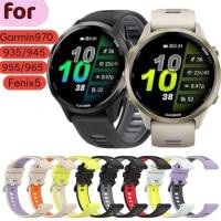 ราคา สายนาฬิกาgarmin forerunner970 935 945 955 965 s62 s60 fenix5 fenix6สายชิลิโคนสองสี (42759293398)