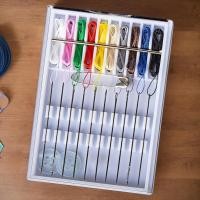 ราคา เข็มและด้ายชุด 10 สี Pre เกลียวขนาดเล็ก Home Travel เย็บกล่อง Quilting เครื่องมืออุปกรณ์เสริม Pin (47100090543)