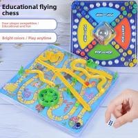 ราคา ผู้เล่นหลายคนงูและบันไดเกมกระดานสนุกพ่อแม่และลูกของเล่นแบบโต้ตอบเด็กของขวัญวันเกิด decfeyeth (51753558030)