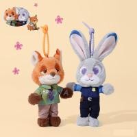 ราคา Zootopia Judy Nick พวงกุญแจตุ๊กตา Zootopia 2 ภาพยนตร์อุปกรณ์ต่อพ่วงตุ๊กตากระเป๋าจี้สําหรับของขวัญเด็ก decfeyeth (56102373966)