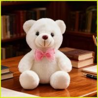 ราคา ตุ๊กตาสัตว์ Night Light Up สีขาวสะสมหมีหมีตุ๊กตาสัตว์สําหรับชายหญิงห้องนั่งเล่น decfeyeth (54352082736)