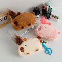 ราคา Capybara Plush ปากกากระเป๋าสร้างสรรค์น่ารักขนาดใหญ่ความจุ Kapibala ดินสอเด็กกระเป๋าเครื่องเขียนกล่อง decfeyeth (50703331830)