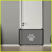 ราคา ตาข่ายประตูสําหรับสัตว์เลี้ยงสุนัขหน้าจอประตู Breathable สัตว์เลี้ยงรั้วที่ถอดออกได้บ้านบันไดประตูสําหรับในร่มกลางแจ้ง Patios decfeyeth (45903929603)