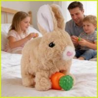 ราคา ไฟฟ้ากระต่ายของเล่นน่ารักตุ๊กตาหุ่นยนต์สัตว์เลี้ยงกระต่ายเสียงและ Wiggling หูหุ่นยนต์กระต่ายสําหรับเด็กชายหญิง decfeyeth (57854724753)