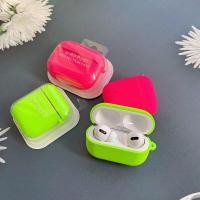ราคา Airpods 3 กรณี Neno สีเขียวซิลิโคน Apple Airpods Pro 1 2 Liquid Fluorescence สีชมพูร ้ อนซิลิโคน Hook Cover Air Pods UJ8A (28201926780)