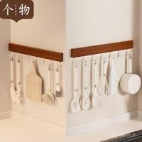 ราคา ร้อนขายครัวตะขอชั้นวางเจาะฟรีติดผนังไม้พายชั้นวางช้อนเครื่องครัวชั้นเก็บผลิตภัณฑ์ใหม่ 5ซ่า (42027924371)