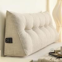 ราคา หมอนอิง ทาทามิ แบบนิ่ม ทรงสามเหลี่ยม ขนาดใหญ่ ซักทําความสะอาดได้ สําหรับติดข้างเตียง โซฟา ห้องนอน (19784157530)