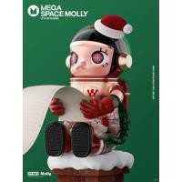 ราคา ของแท้พร้อมสต็อก MEGA SPACE MOLLY 400 2024 Christmas Christmas 2024 Gift Box Edition Limited Big Baby Big Body Figure อินเทรนด์เล่น Healing รูปเดสก์ท็อปตกแต่ง Mystery กล่องของขวัญของเล่นตุ๊กตา Art Des