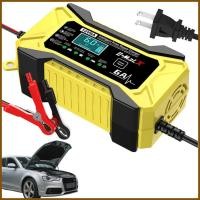 ราคา เครื่องชาร์จแบตเตอรี่รถยนต์ เครื่องชาร์จแบตเตอรี่ 12v แบบพกพาอัจฉริยะ อุปกรณ์อิเล็กทรอนิกส์อัตโนมัติพร้อมจอแสดงผล LCD และอุณหภูมิ yaenith (56351813383)