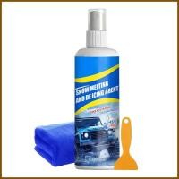 ราคา สเปรย์ล้างกระจก 100 มล สารป้องกันละลายหิมะปราศจากสารละลายสเปรย์ละลายน้ําแข็งสําหรับกระจกรถยนต์พร้อมมีดโกนและยาเอนอิธ (56052528138)