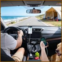 ราคา ที่ชาร์จในรถยนต์พร้อม Locator Light Fast Power Inverter Modification USB Car Charger สําหรับโทรศัพท์กระโดดเริ่มต้นรถบรรทุก yaenith (47103252551)