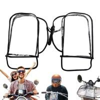 ราคา Handlebar Rain Cover Ebike ขนส่งป้องกันโปร่งใส Windproof กันน้ํา Handlebar Mittens รถจักรยานยนต์สําหรับ Handlebar yaenith (46050940622)