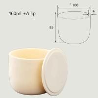 ราคา 460มล อลูมินาเบ้าหลอม คอรันดัมเบ้าหลอม ชามทองละลาย ภาชนะโลหะ ทนต่ออุณหภูมิสูง1700 (27223635770)