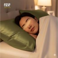 ราคา ปลอกหมอนผ้าซาติน นุ่มลื่นเย็น หน้าไม่ยับ หลับสบาย สีใหม่ Greeny Gold (5038114761)