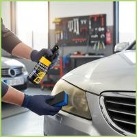 ราคา น้ํายาทําความสะอาดไฟหน้า 50ml ความชัดเจนฟื้นฟูไฟหน้าอัตโนมัติคืนปกป้องของเหลวสําหรับรถเก๋ง RV โรงรถ abrtedth (55204832117)