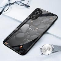 ราคา เคสสำหรับ OPPO A17 A17K A18 A38 เคสโทรศัพท์ก้อนกรวดเปลือกแก้วกันกระแทก (41075325179)