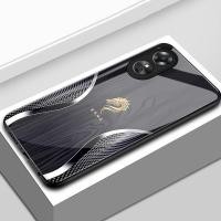ราคา เคสสำหรับ OPPO A17 A17K A18 A38 เคสโทรศัพท์มังกรเปลือกแก้วกันกระแทก (44073346924)