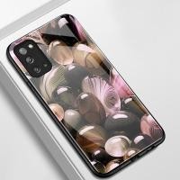 ราคา เคสสำหรับ Samsung Note 20 4G Note 20 5G Note 20 Ultra note 10 Plus Note 8 Note 9 เคสโทรศัพท์ก้อนกรวดเปลือกแก้วกันกระแทก (56950241425)