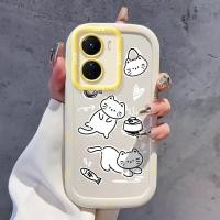ราคา เคสสำหรับ VIVO Y16 Y35 5G Y56 5G Y02s เคสโทรศัพท์แมวซิลิโคนกันกระแทก (54352569386)