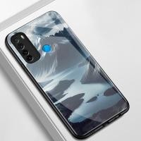 ราคา เคสสำหรับ Xiaomi Redmi Note 8 Note 8T Note 8 Pro เคสโทรศัพท์ภูเขาหิมะเปลือกแก้วกันกระแทก (51703864539)