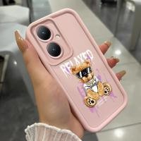 ราคา เคสสำหรับ VIVO Y27 Y36 4G Y36 5G Y27 5G Y77T Y27s Y35 Y35 5G เคสโทรศัพท์หมีสามสีซิลิโคนกันกระแทก (51400917111)