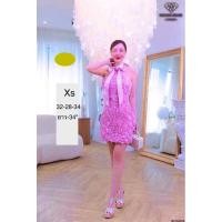 ราคา เดรสดอกกุหลาบปัก 3D ป้ายWRไซร์XS (44124962792)