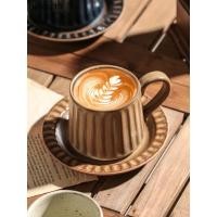 ราคา ญี่ปุ่นย้อนยุคถ้วยกาแฟจานรองชุดมูลค่าสูงถ้วยเซรามิกที่สวยหรูความจุขนาดใหญ่สํานักงานถ้วยน้ําแก้วหญิง (47952622217)