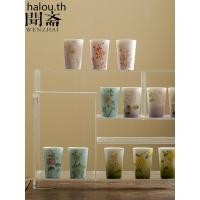 ราคา Wenzhai มือวาดสิบสองดอกไม้พระเจ้าถ้วยชาถ้วยเซรามิค Cola ถ้วยครัวเรือน Kung Fu ชุดชามูลค่าสูงถ้วยน้ําแก้ว (44554077028)