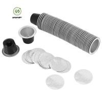 ราคา gangong1kr 50ชุดแคปซูลกาแฟรีฟิลถ้วยแคปซูลกาแฟแบบใช้แล้วทิ้งบรรจุภัณฑ์อุปกรณ์คาเฟ่สําหรับ Nespresso สีดํา (29260904216)