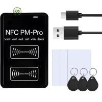 ราคา gangong1kr RFID Copier Writer Reader สําหรับ IC 13 56MHz รองรับ ID 125 500 KHz ทํางาน ID HID 125K การ์ดผ่าน Mhz RFID Reader App (53303213451)