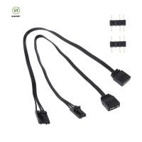 ราคา gangong1kr สายเคเบิล RGB 1 ชุดอะแดปเตอร์สายเคเบิลสําหรับ Corsairs Controller RGB ถึงมาตรฐาน ARGB 4Pin 3Pin อะแดปเตอร์ (42909454200)