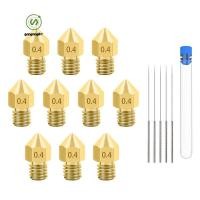 ราคา gangong1kr หัวฉีดเครื่องพิมพ์ 3d 0 4 มม 1 75 มม Mk8 หัวฉีด 5 ทําความสะอาดสําหรับ Makerbot Creality Cr 10 Ender 3 Ender 3 Pro (24987137095)