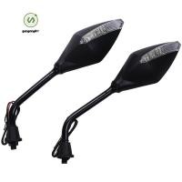 ราคา gangong1kr 1 คู่รถจักรยานยนต์สากลไฟเลี้ยว Led มี 5 สีกระจกมองหลังรถจักรยานยนต์ตัวบ่งชี้สกู๊ตเตอร์กระจกรถจักรยานยนต์ (26920191333)
