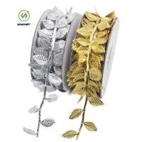 ราคา gangong1kr พวงมาลัยริบบิ้น 33 ฟุตคริสต์มาส พวงมาลัยริบบิ้นสีทองออกจากงานฝีมือ DIY สําหรับห่อของขวัญ ของตกแต่ง (51603217643)