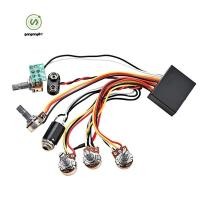 ราคา gangong1kr Bass 3 Band Active Passive EQ Equalizer Preamp Circuit สําหรับ Bass Pickup (28120178911)