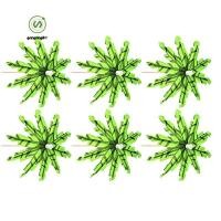 ราคา gangong1kr ร่มกระดาษต้นปาล์มมะพร้าวเขตร้อนสีเขียว 60 ชิ้นหยิบร่มกันแดดค็อกเทล Cupcake Picks สําหรับฮาวาย (25239123631)