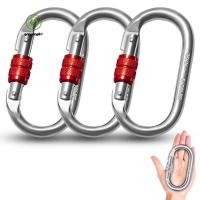 ราคา ตะขอคาราไบเนอร์สำหรับงานหนักและการปีนเขา Abseiling (57303211105)