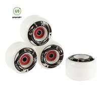 ราคา PUENTE ชุดล้อสเก็ตบอร์ด 4 ชิ้น PU สำหรับ Longboard Cruiser พร้อมท่า Ollie และ Punk Jump (43417312945)