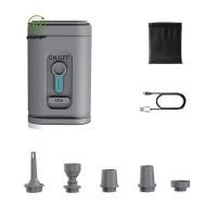 ราคา กังกง1kr ปั๊มลมขนาดเล็กแบบชาร์จไฟได้สําหรับใช้งานกลางแจ้งสองวัตถุประสงค์พร้อมโคมไฟตั้งแคมป์ออกแบบแบบพกพาสําหรับเตียงเป่าลมสีเทา (51453209294)