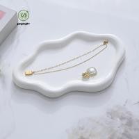 ราคา gangong1kr ถาดเครื่องประดับจานเครื่องประดับถาดเมฆน่ารักถาดเซรามิคถาด Trinket จานแหวนจานถาดโต๊ะเครื่องแป้ง (51203201931)