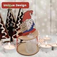 ราคา gangong1kr คริสต์มาสที่ใส่ขวดไวน์ขนาดเล็ก Santa Lovely ขวดเหล้าขาตั้งธีมเทศกาลสําหรับตกแต่งงานปาร์ตี้คริสต์มาส (47803235646)