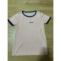 ราคา เสื้อคอกลมผ้าสลาฟคุณขอบสีน้ำเงินตัวอักษรเป็นงานปัก (41106690747)