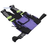 ราคา Walkie Talkie Double Chest Bag วิทยุสะท้อนแสงสายรัดหน้าอกผู้ถือกระเป๋าเสื้อกั๊ก Rig Walkie Talkies Front Pack กระเป๋ากรณี (51303271540)