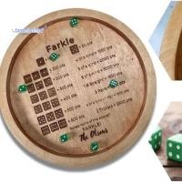 ราคา ถาดลูกเต๋าไม้สําหรับเกมลูกเต๋า Farkle Classic ถาดลูกเต๋า Farkle เกมลูกเต๋าคลาสสิก Farkle ถาดลูกเต๋า (28085285350)