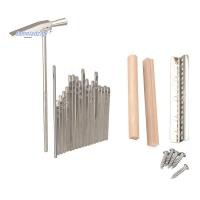 ราคา 17 คีย์ Kalimba Thumb Finger เปียโน DIY คีย์ สะพาน ค้อนชุดเครื่องดนตรีอุปกรณ์เสริม (53053934396)