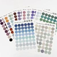 ราคา สไตล์เกลือ Morandi Color Dot สติกเกอร์การ์ดติดผนังภาพวาดตกแต่งรอบคู่มืออุปกรณ์ต่อพ่วง ins Photo (56801084813)