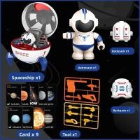 ราคา ยานอวกาศ Man Space Rocket นักบินอวกาศรุ่น Rocket ของเล่นประกอบของเล่นตุ๊กตา (44852242275)