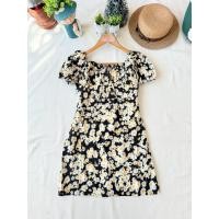 ราคา ใหม่ มือหนึ่ง งานป้าย ypy เดรสสีดำ ลายดอก (50904432278)