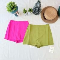 ราคา ใหม่ มือหนึ่ง กางเกงกระโปรง สีชมพูบานเย็นกับสีเขียว (53553227988)